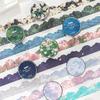 Cute Flower Cloud Starry Sky Decorative Adhesive Tape Sea Wave Masking Washi Tape Diy Scrapbooking Sticker School Supplies