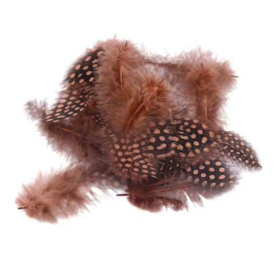 

50Pcs Guineahen Feathers Natural Chicken Tail Feathers Bright Colors 4.5-10cm Feathers for Crafts DIY Earrings Dream Catcher Wedding Easter