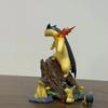 Anime Pokemon Adventure Figure Typhlosion Combination Action Figures Pvc Statue Collection Model Toys Gifts 13cm/5.12in