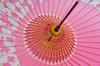Yamamoto Bamboo Craft Shop Japanese Pink X (YAMAMOTOTAKIZAYIKUYA) Umbrella, Two-Stage Design, "Tsukiyoko Hydrangea"