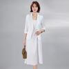 Women's Elegant Blazer & Slip Dress Two-Piece Set