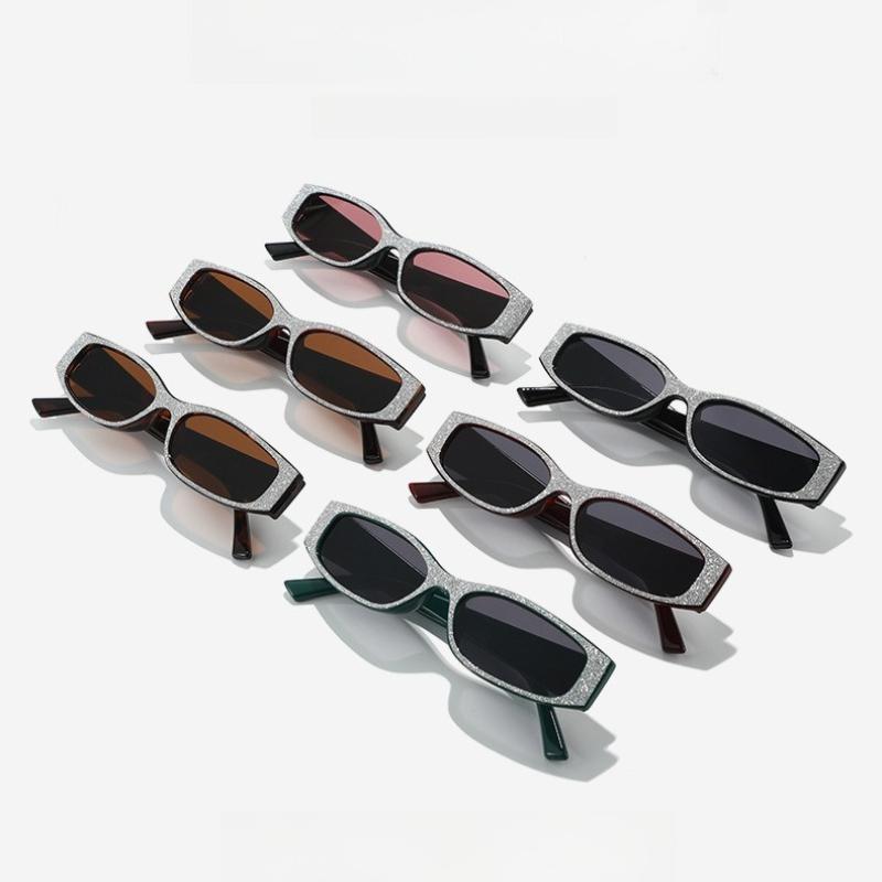 Punk Retro Cat-Eye Small-Frame Sunglasses Hip-Hop Street Style Y2K Unique Trendy Outdoor UV400 Sun Glasses Classic Driving Shade