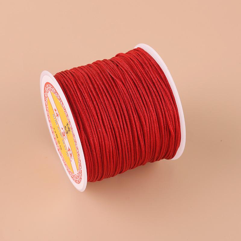 Boting Jade No. 72 0.8mm Nylon Thread for DIY Braided Cord Bracelet Weaving and Pendant Making.