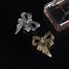 Fashion Alloy Electroplated Retro Bow Rhinestone Brooch Women'S Corsage, High-End Clothing Accessories