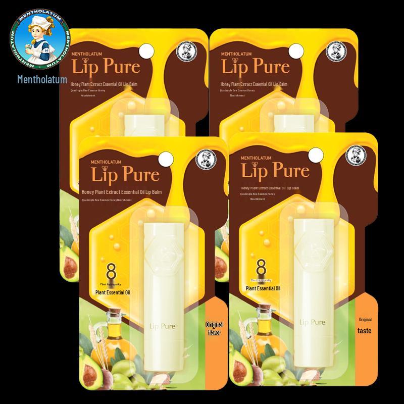 

Mentholatum Honey Botanical Lip Balm 4-Pack