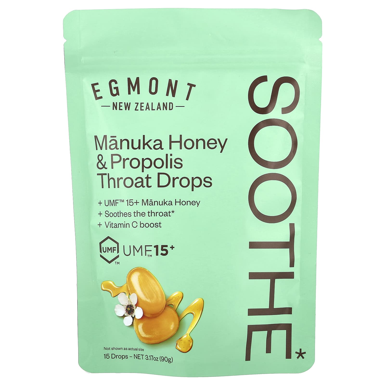 

Manuka Honey & Propolis Throat Drops, 15 Count, 90G(3.17Oz)