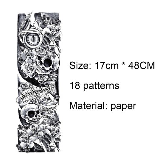 Wasserdichter temporärer, gemischter, cooler Body-Art-Tattoo-Aufkleber
