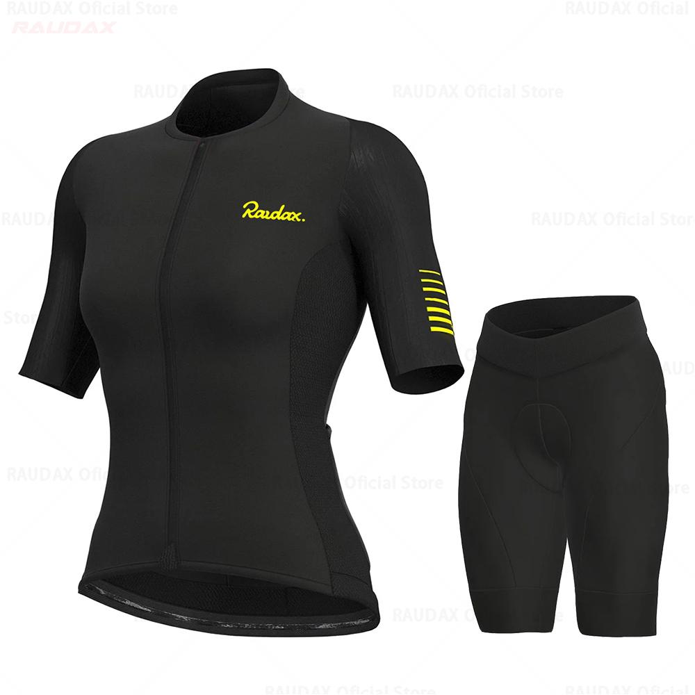 2026 Summer Breathable Cycling Suit Set Women Clothing Ropa Ciclismo Mujer Short Sleeve Cycling Jersey Mtb Bike Uniforme Maillot Ciclismo Triathlon