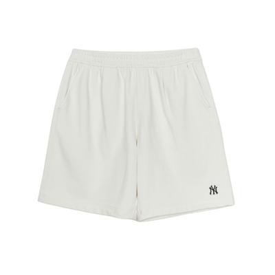 MLB Basic New York Yankees Casual Shorts Unisex Ivory 3ASPB1253-50IVS