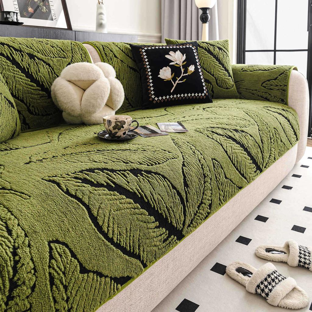 Warm Sofa Cover Cloth Thickened One Piece Laying Anti Slip Sofa Cushion Cover Soft And Comfortable In Autumn And Winter Seasons