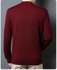 480g Men's Thickened Wool Sweater - New Winter Style, 100% Pure Wool, Solid Color Knitted Design