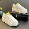 Fashion New Men's Charm White Thick Bottom Height Increasing Shoes Male Causal Flats Moccasins Sports Walking Sneakers Zapatos Hombre