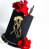 The Mummy To Be Cake Topper Happy Women's Day Expectant Mother Line Art Silhouette Cake Decoration Birthday Party Supplies