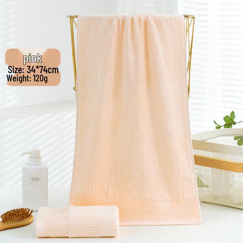 Solid Color Bamboo Charcoal Face Towel with Custom Logo