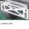 Winch Translation License Plate Frame Vehicle License Plate Frame Front and Rear Bumper Guide Port Off-road Bumper Trailer Hook