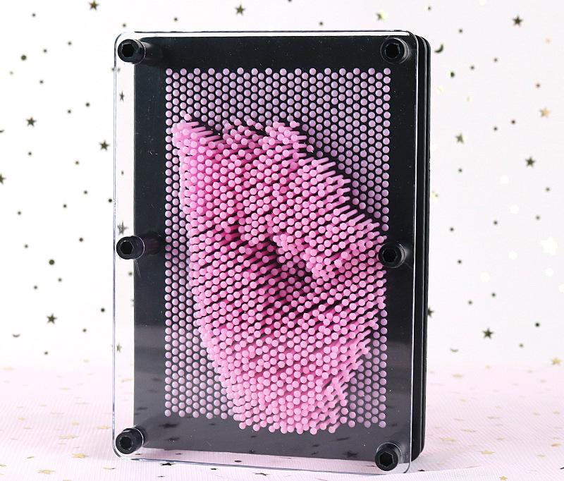 3D Shape Badge Art Shoumo Color Needle Children Get Facial Palm Model Clone Badge Home Desktop Decoration Decoration Fun Game