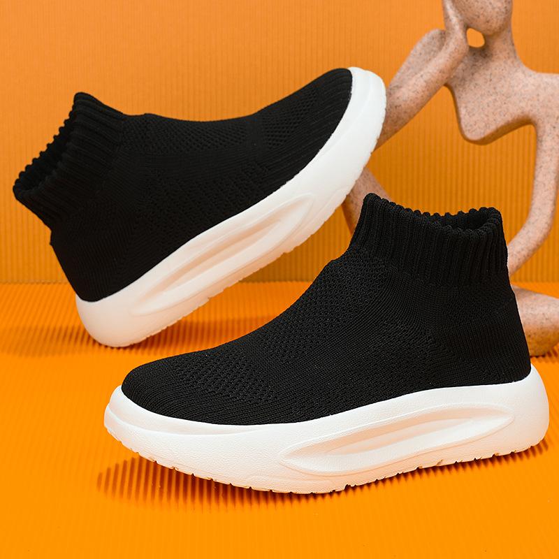 Children's Socks and Shoes Are Popular, Flying Weaving Classmates, Children's Casual Sports Shoes, Men's and Girls' Fashionable Personalized Casual S