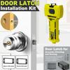Door Latch Kit for Accurate Scoring and Chiseling Door Installation Kit Fit for Square or Round Latch 1-3/8"or 1-3/4" Thick C5M0