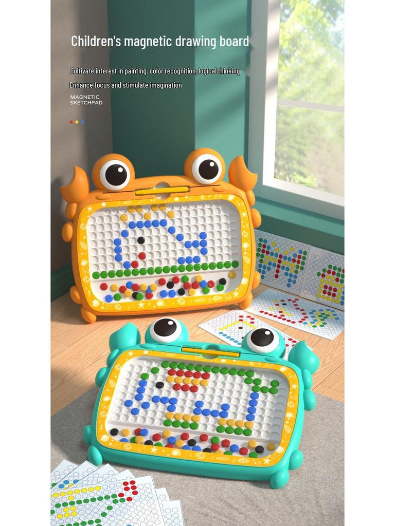 Cross-Border Magnetic Drawing Board for Toddlers: Early Education Crab Design
