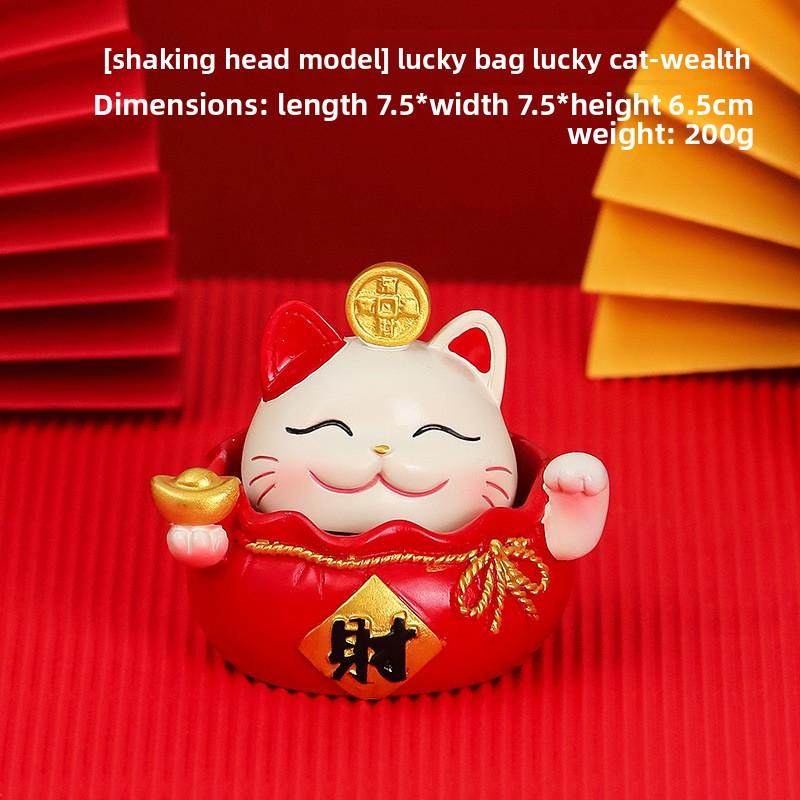 Cute Mobile Phone Stand Decoration Cute Maneki Neko Resin Office DeskCute Gift Decoration
