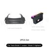 For Tesla Model Y Juniper Fast Charging USB Docing Station with Rainbow Light for Model 3 Highland Retractable Ambient Lighting