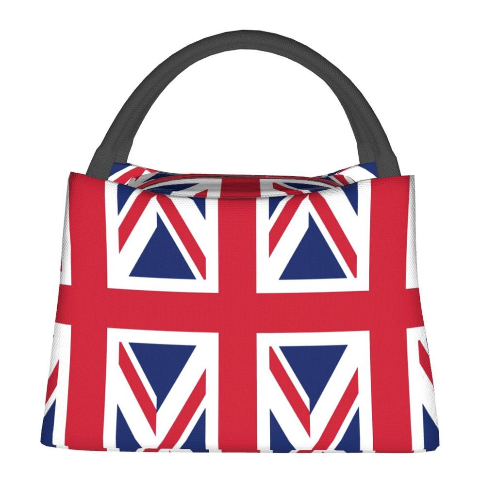 Flag Of The United Kingdom Insulated Lunch Bag for Women Children Portable Food Boxes Thermal Lunch Box Tote