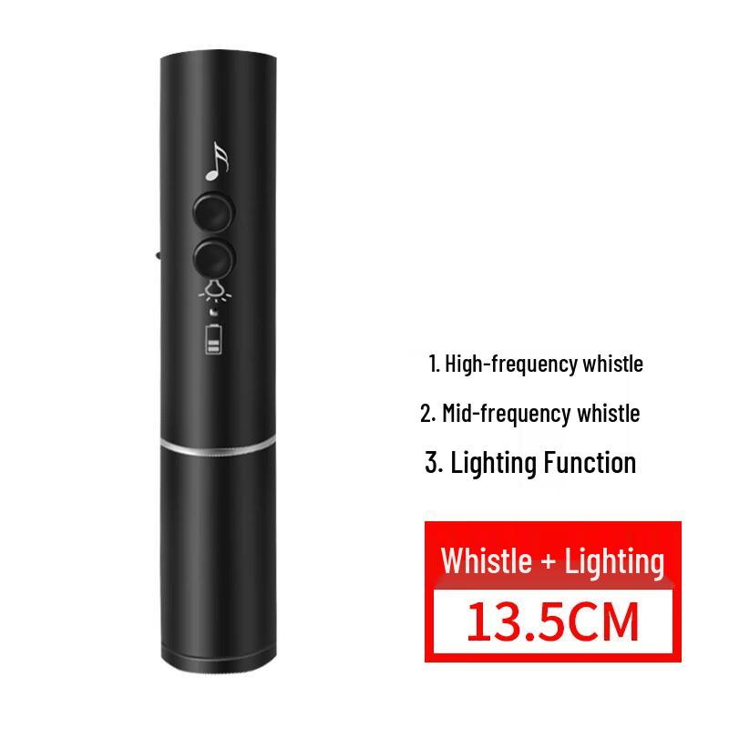 USB Rechargeable Electronic Whistle with LED Light