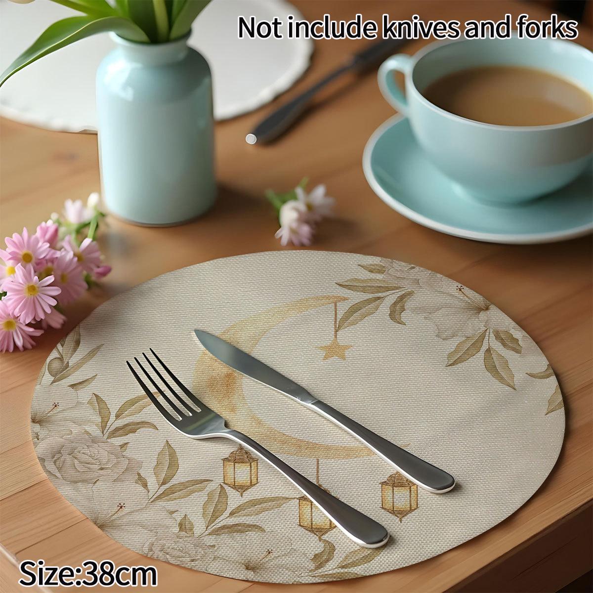 

Ramadan Tissues Party Supplies Ramadan Decorations Islam Muslim Table Accessories Eid Mubarak Placemat Dinner Mat Gifts