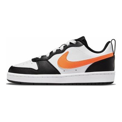 Court Borough Low DEER Black Rose Raspberry Leather Slip Resistant Abrasion Resistant Low Top Skateboard Shoes GS BQ5448-115(Team84-S-BOX)