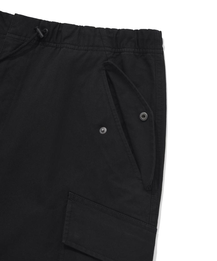 COVERNAT Wide Parachute Cargo Pants Black