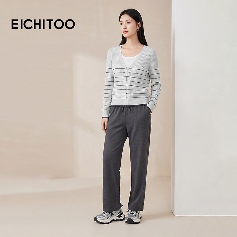 EICHITOO Women's High-Waisted Wide-Leg Casual Pants