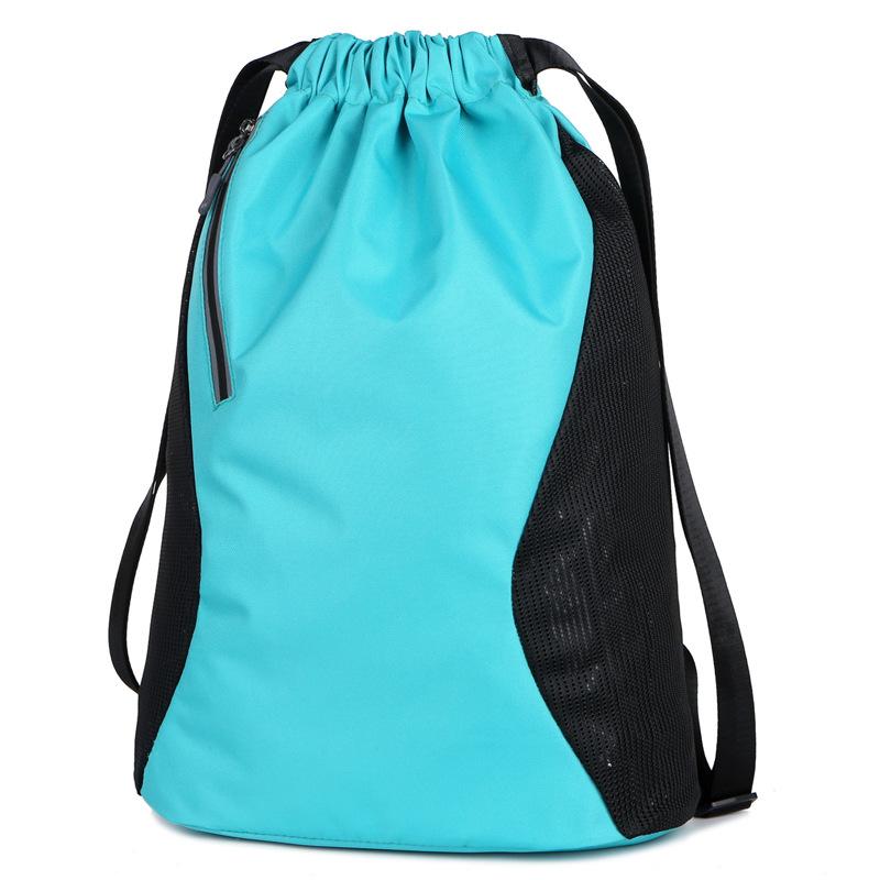 

Рюкзак унісекс на шнурках. Жіночий рюкзак на шнурках. Чоловіча водонепроникна сумка one size зелений