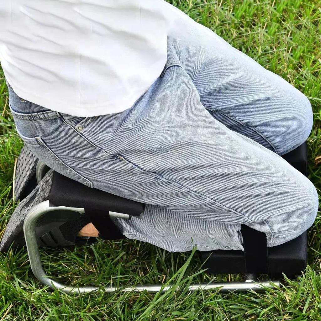 Kneeling Cushion Carpeted Floor Repair Kneeling Stool Mobile Kneeling Work Strapped Portable Sitting Bench Floor Work Handling