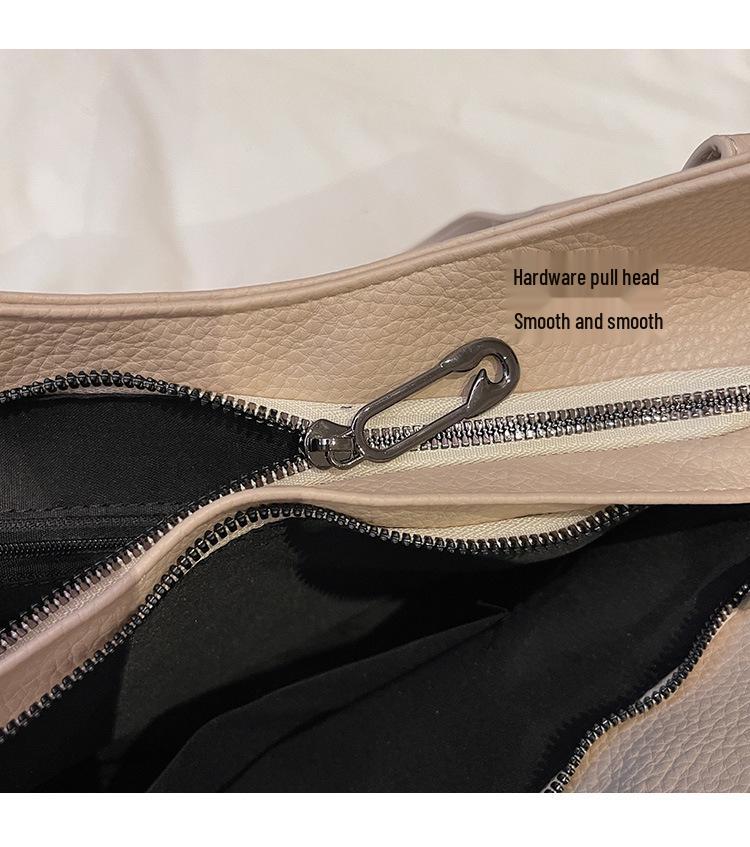 Women's Retro Crossbody Handbag: Fashionable, Versatile, Simple, Commuter-Style, Large Capacity Shoulder Tote
