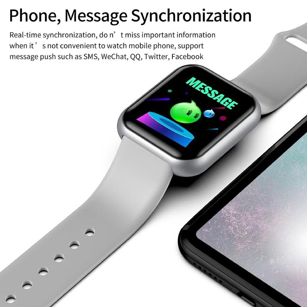 Y68 Smart Watch Heart Rate Monitor Smartwatch Blood Pressure Fitness Watch Compatible For Android Iso Phones