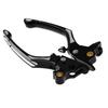 HDBUBALUS Motorcycle Brake Lever Clutch for Harley Brake Levers 6 Levels Adjustment Left and
