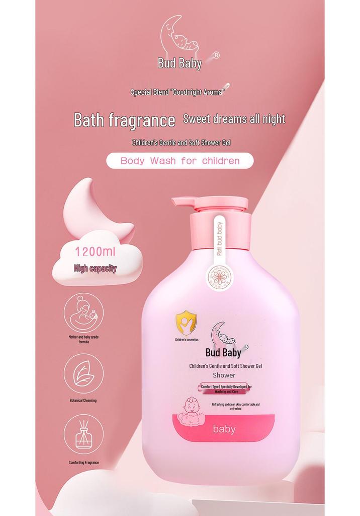 Rui Ya Kids 2-in-1 Shampoo & Body Wash - Moisturizing and Hydrating for Tender Skin