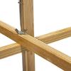 Flexible Wood Constructed Winter Fishing Measure Highlighting Crack Resistant Building And Simple Visual Appeal