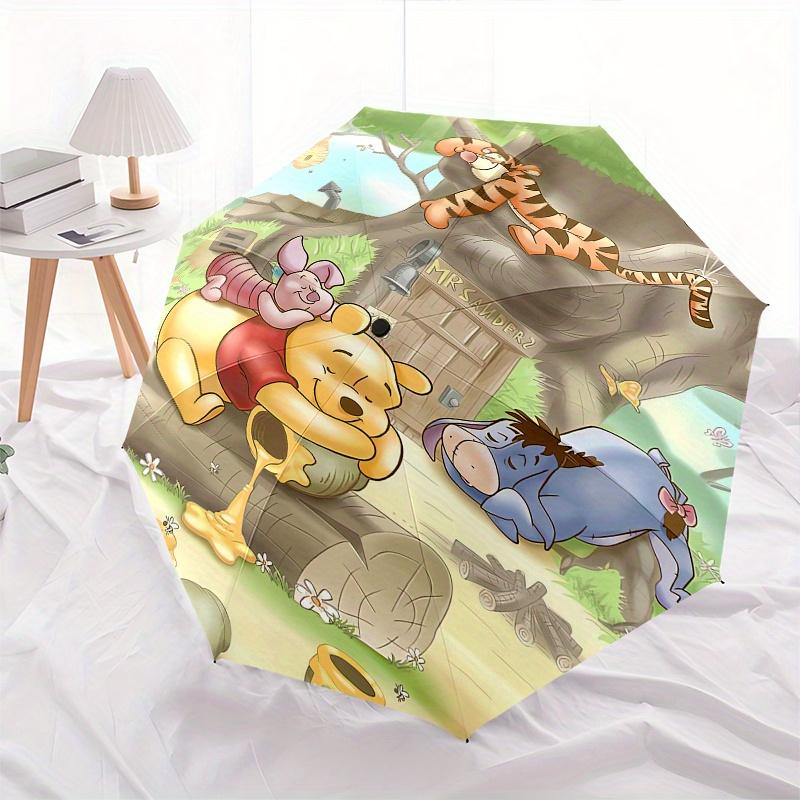 

Disney Winnie the Pooh, Tigger Themed automatic opening and closing folding umbrella, portable - durable, 8-rib umbrella frame, very suitabl