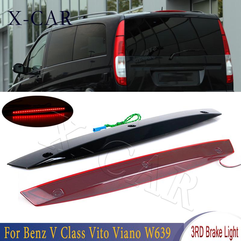 For Mercedes Benz Vito Viano W639 LED Rear Bumper Tail 3rd Third High Brake Light Stop Lamp A6398200056 6398200056
