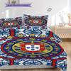 Royal Portuguese Heritage Bedding (1 * duvet cover + 2 * pillowcase, without core) Bedding set Duvet cover and pillowcase Christmas birthday gift