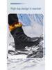 Men's Plus Size High-Top Snow Boots: Winter Warm, Thickened Velvet Lining, Ideal for Hiking