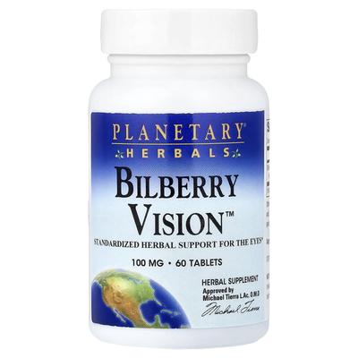 Bilberry Vision™, 100 Mg, 60 Tablets