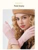 Women's Fingerless Ice Silk Cycling Gloves - UV Protection, Non-Slip, Breathable Summer Outdoor Sports Gloves
