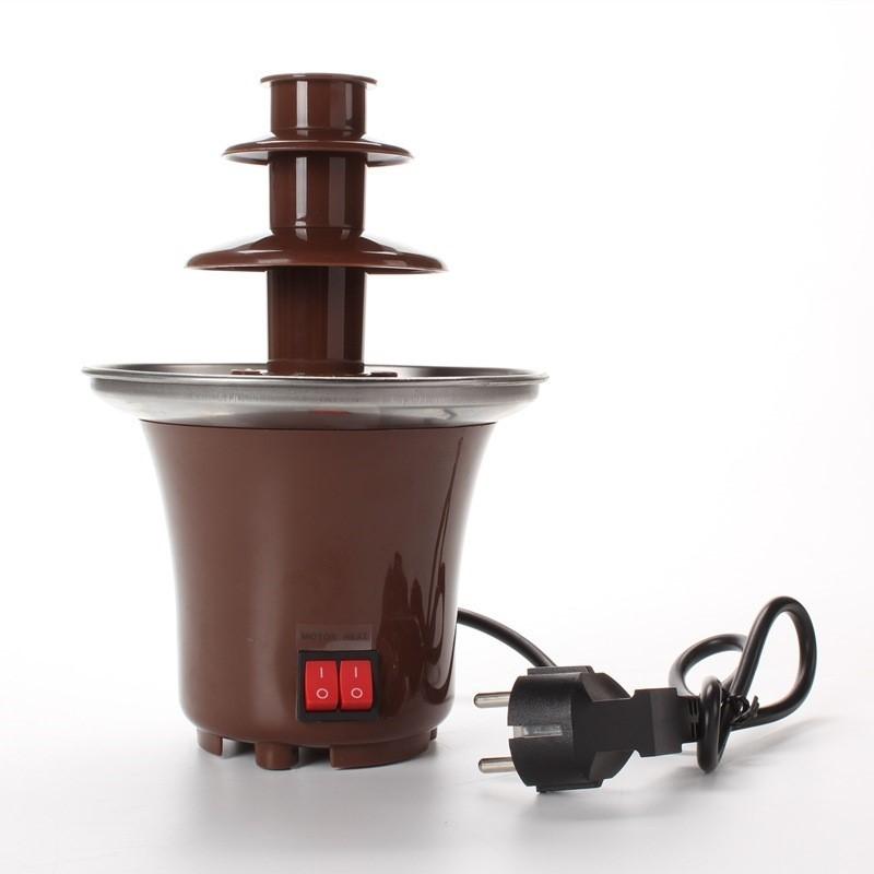 Three-layer Chocolate Fountain Machine Automatic Melting Tower Waterfall Hot Pot Melting Machine Household Commercial