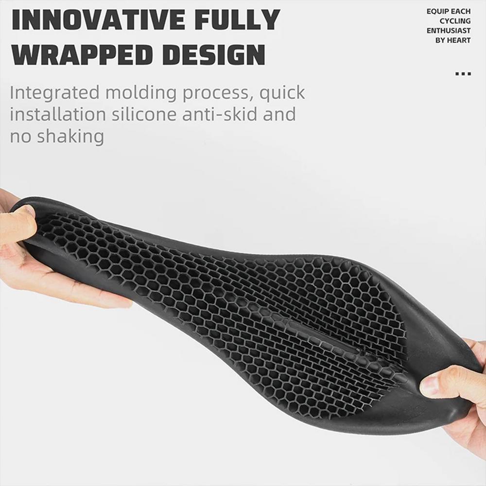 Mountain Bike Seat Shock Absorption Waterproof Saddle For Bicycles Rainproof Cycling Accessories For Outdoor Riding Travel