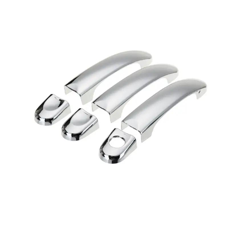 

Для Volkswagen VW Touran MK1 2003 ~ 2015 Хромированная крышка дверной ручки автомобиля, аксессуары для стайлинга 3 door