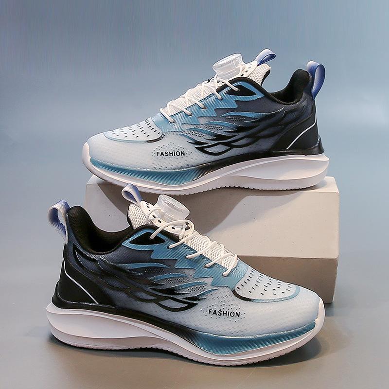 

Обувь для мальчиков осень 2025 новая дышащая сетка детская спортивная обувь мальчики подростки средний и старший возраст кроссовки 38 светло-синий