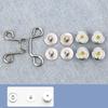 Waist Tighten Brooch Pin for Pants with Anti-Exposed Buckle Brooch Clip Jeans Waist Pin Clothing Accessories for Female