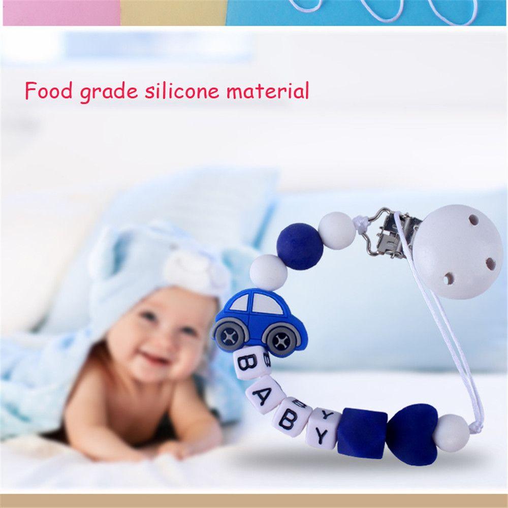Buy Dummy Clips Chew Toy Baby Teething Silicone Pacifier Chains